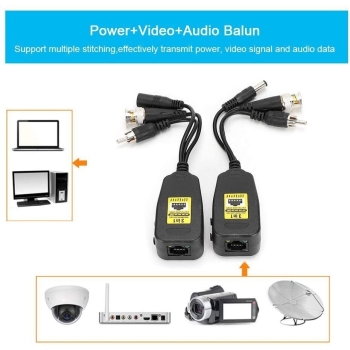 3w1 HD 8MP przetwornik mocy pasywnej wideo dla kamer CCTV [22050000527]